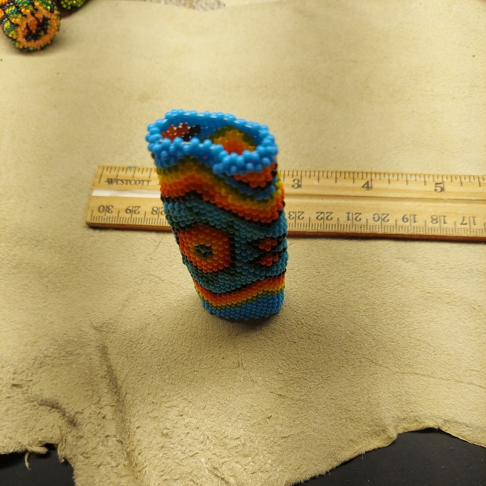 Beaded Lighter Case Turtle