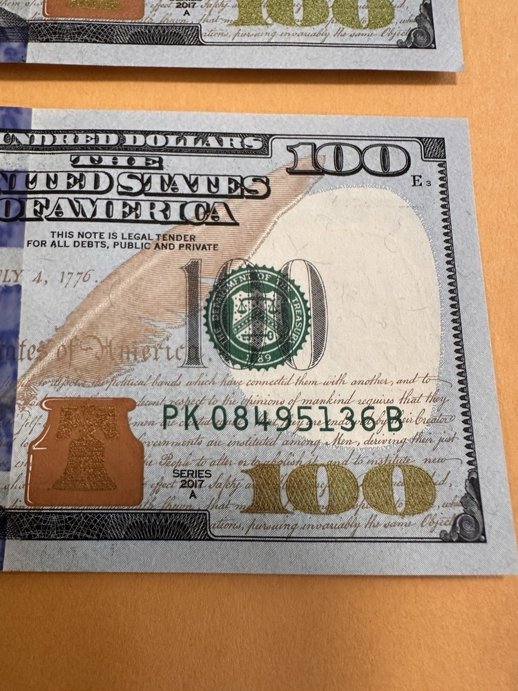 2017A Series $100 Sequential (4)