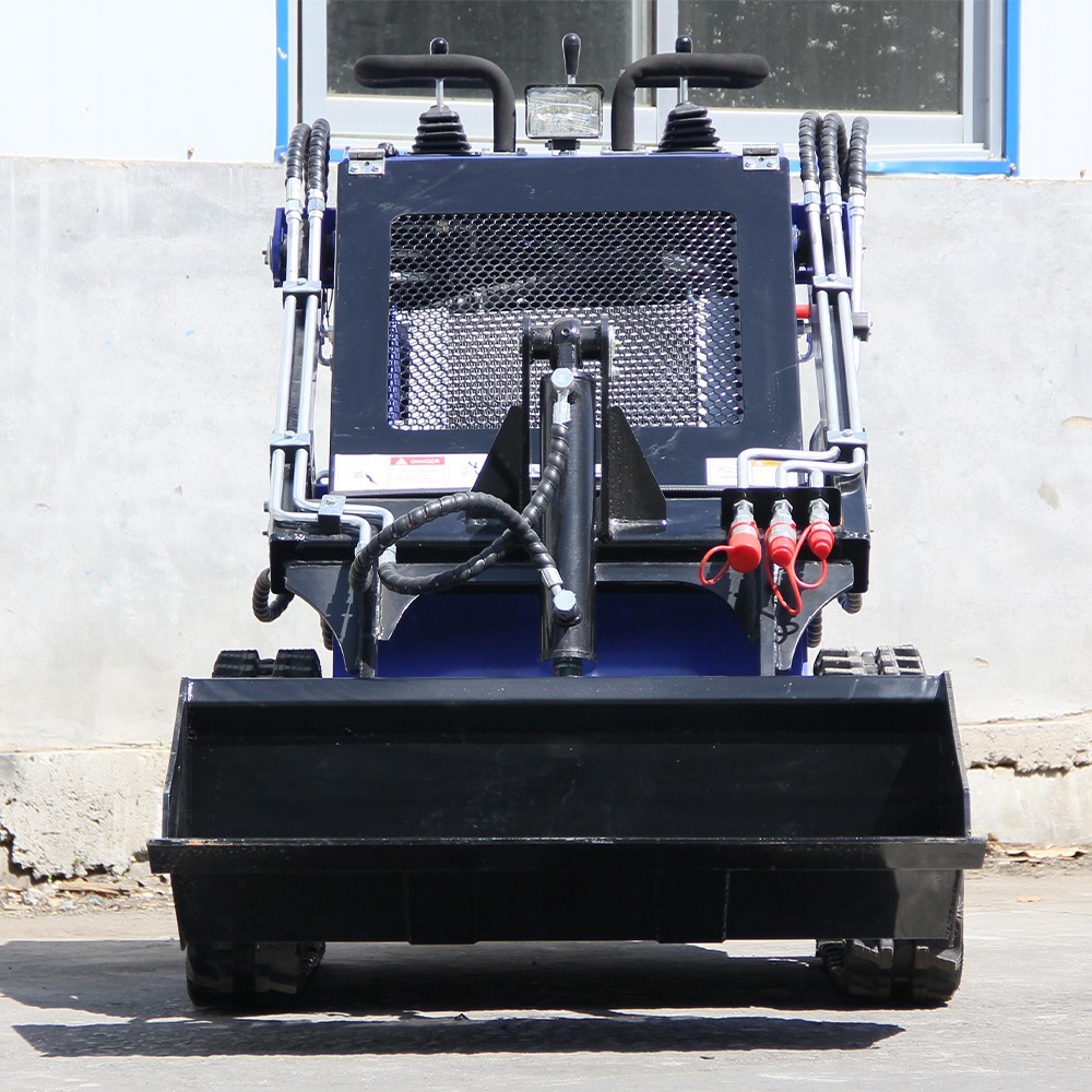 Mini Skid Steer 22HP Twin Cylinder Tracked Loader Rotarydri