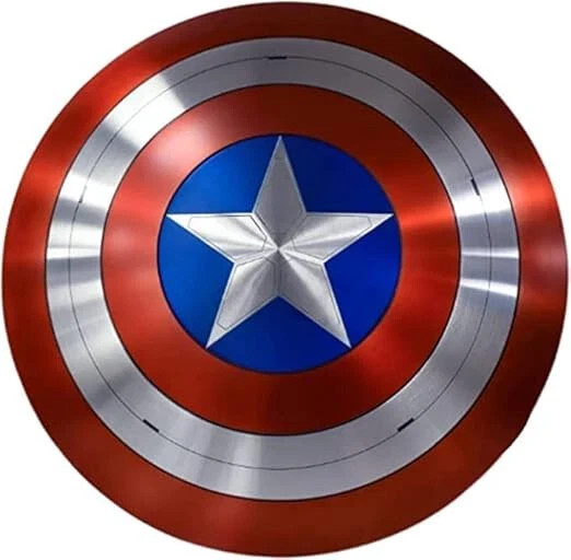 Captain America Shield Medieval Warrior Mild Steel Round Cosplay Gift 22 Inch