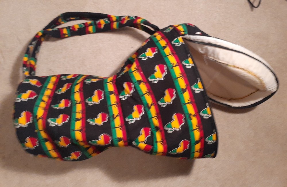 Djembe African Drum Case Bag Backpack About 23" deep 12" Top 9" Bottom