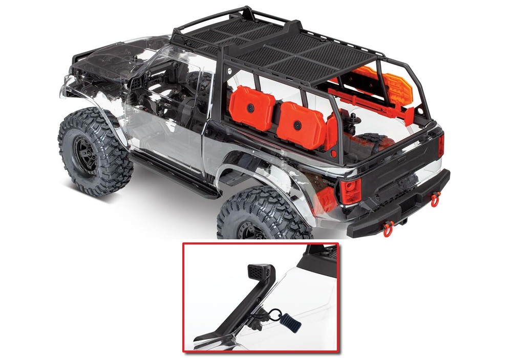 50pcs RC Body Clips Car with Pull Tabs (Black)