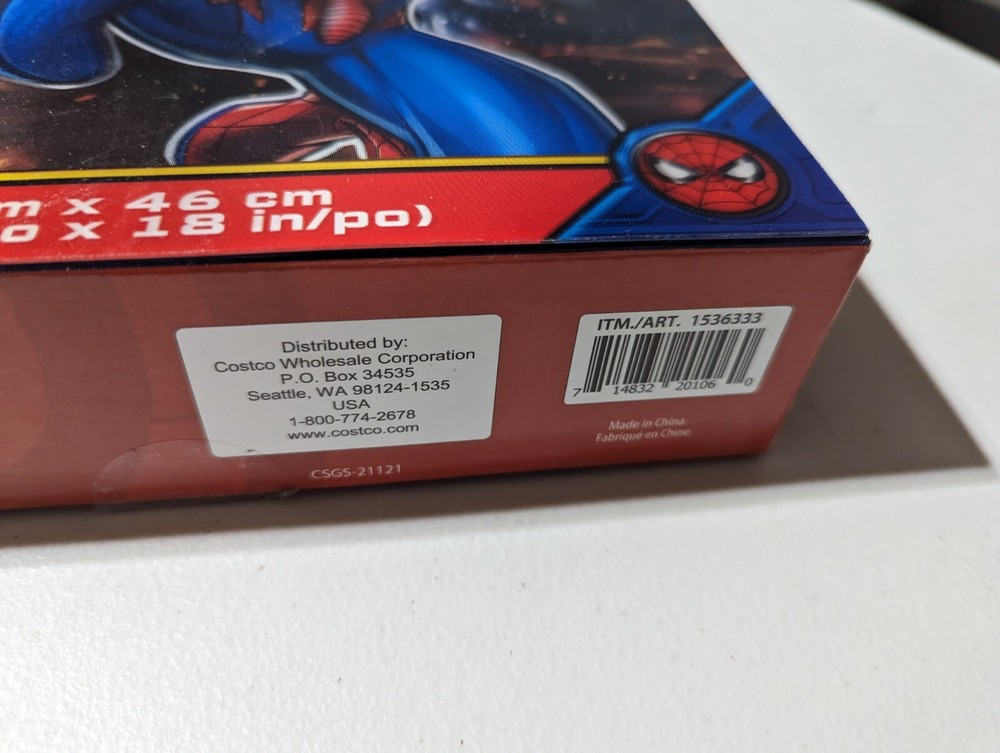 Marvel Spider-Man Prime 3D TWIN PACK Puzzles (500/pcs each) Open box