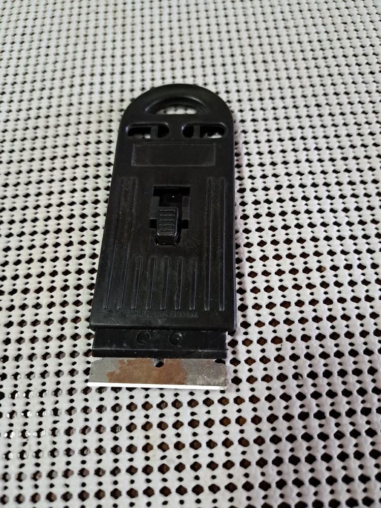 Vintage Plastic Razor Blade Scraper Single Edge Blade