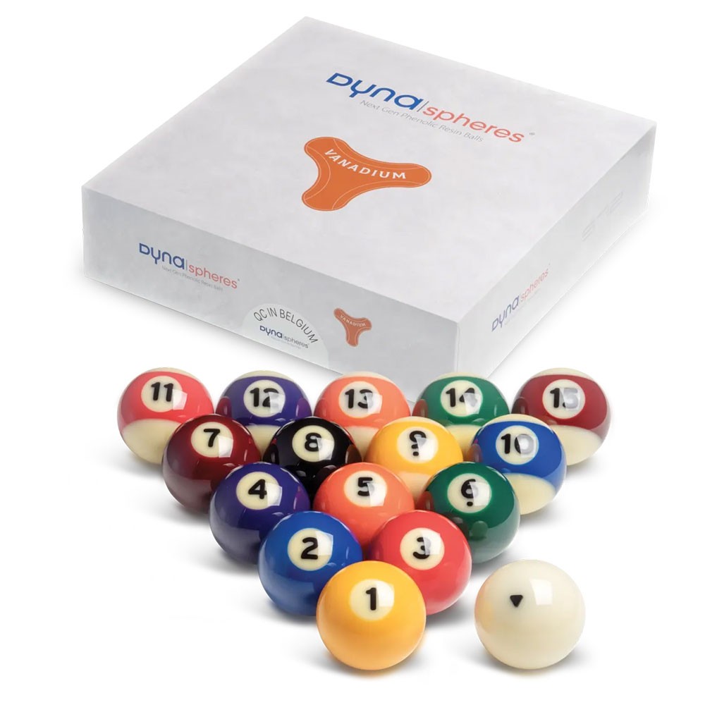 Dyna Sphere Vanadium Billiard Ball Set