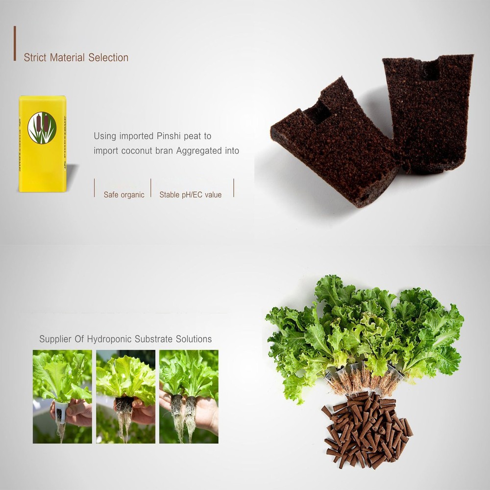 Hydroponic Grow Sponges 20 Pieces Growing Replacement Blocks