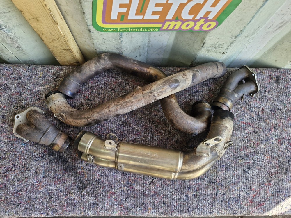 2000 DUCATI 748 EXHAUST HEADERS DOWNPIPES SYSTEM
