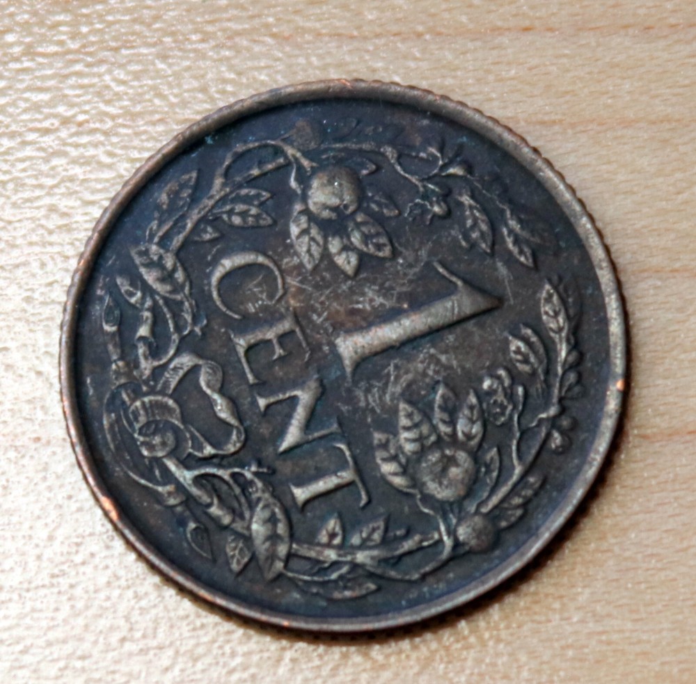 1941 Netherlands 1 Cent