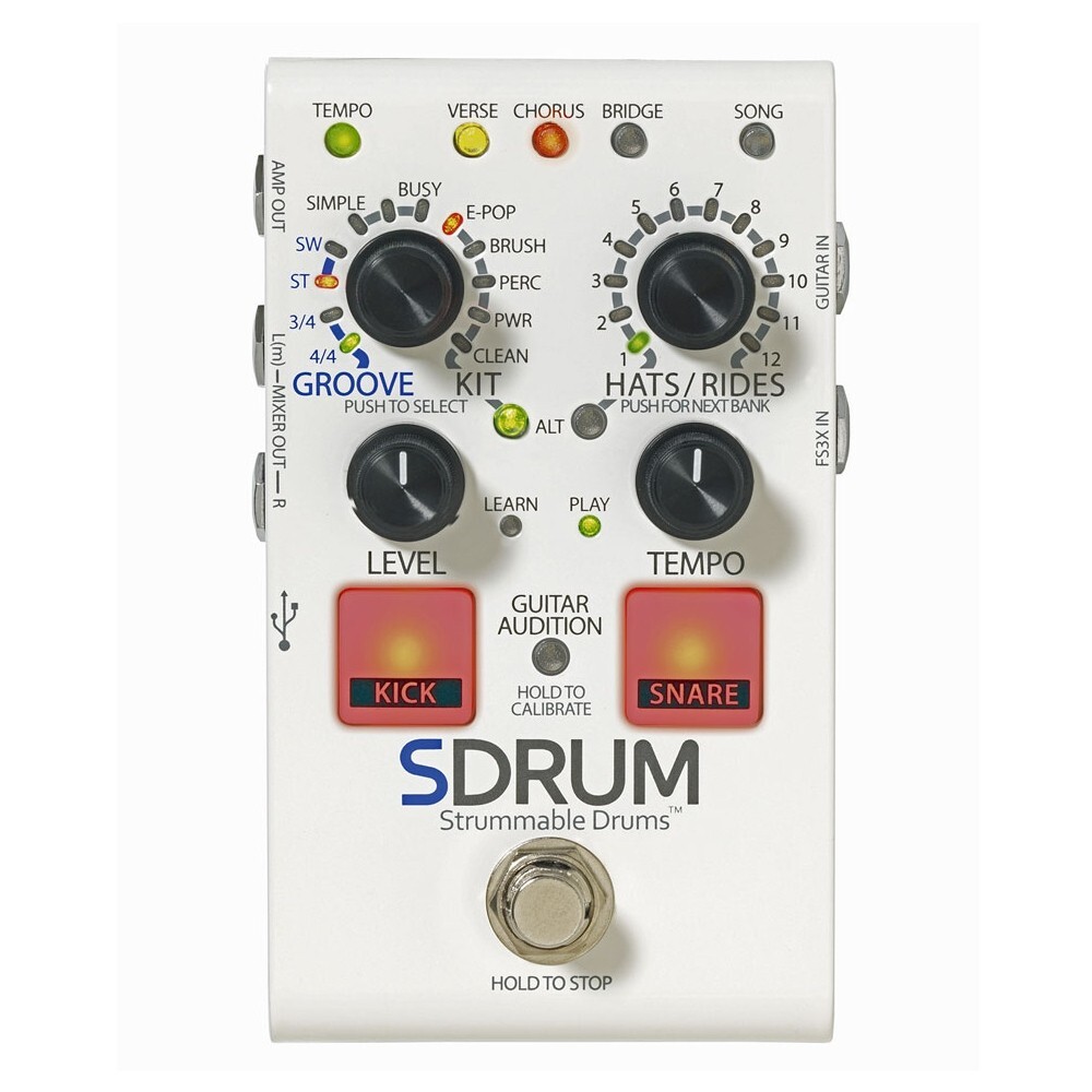 DIGITECH SDRUM Intelligent Stompbox Pedal