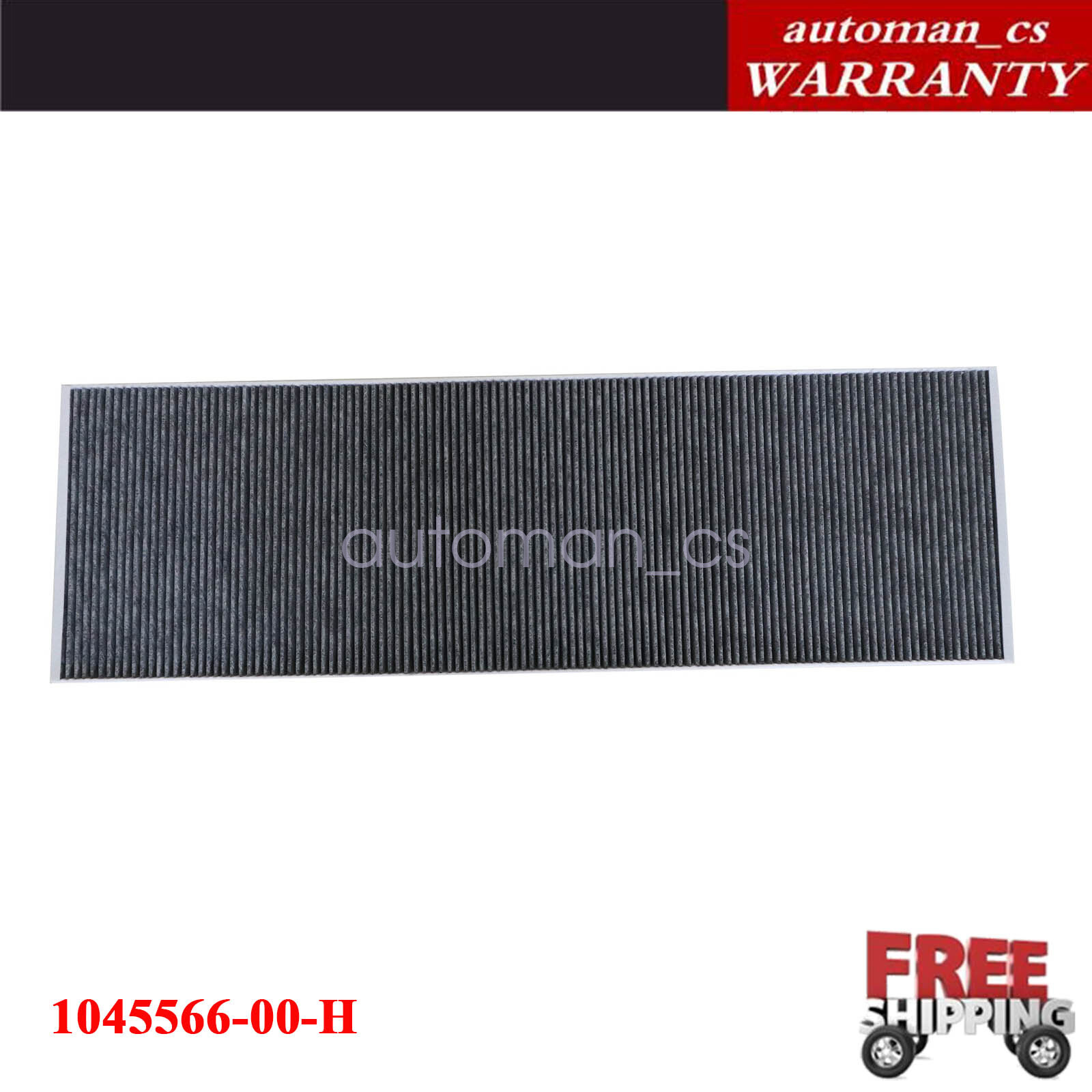 For Tesla Model X 2015-2020 HEPA Front Air Filter 1045566-00-H