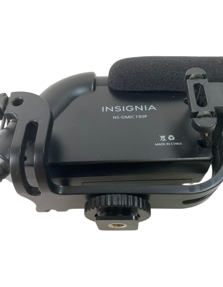 Camera-Mounted Shotgun Condenser Microphone - Black