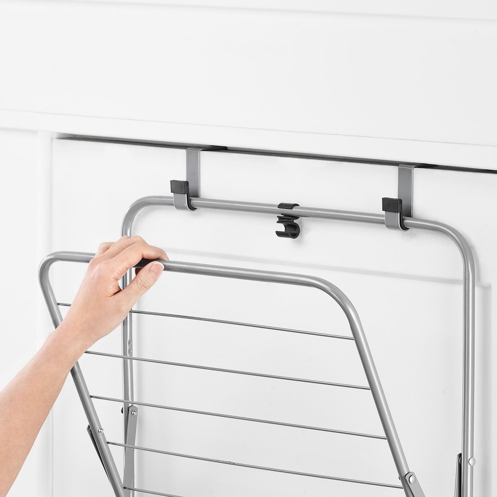 Whitmor Over The Door Drying Rack - Gray