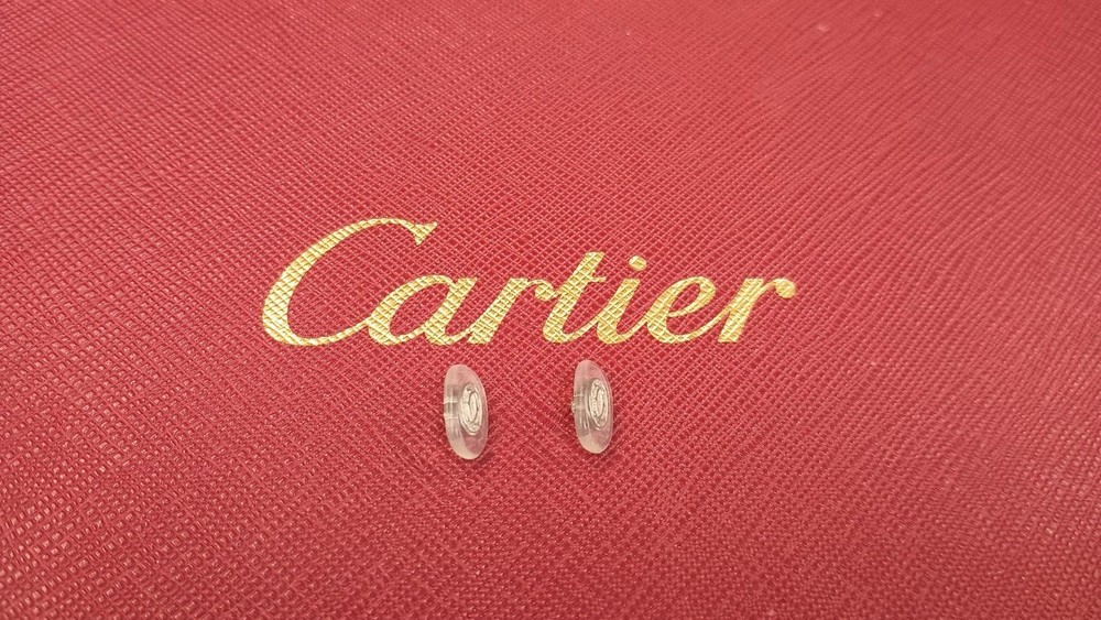 Cartier nose pad silver