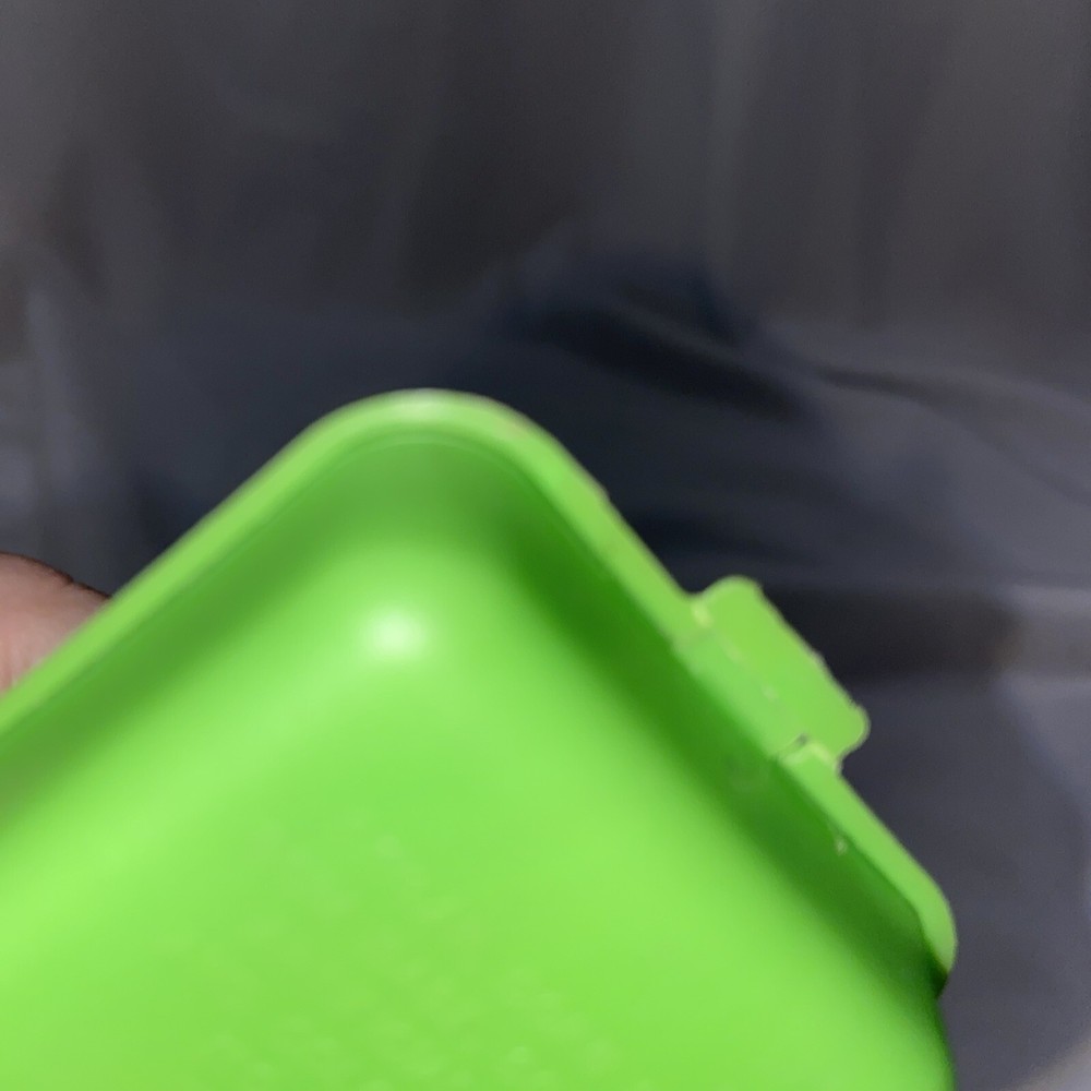 Vintage BUBBLE BURGER Fleer Bubble Gum green Container