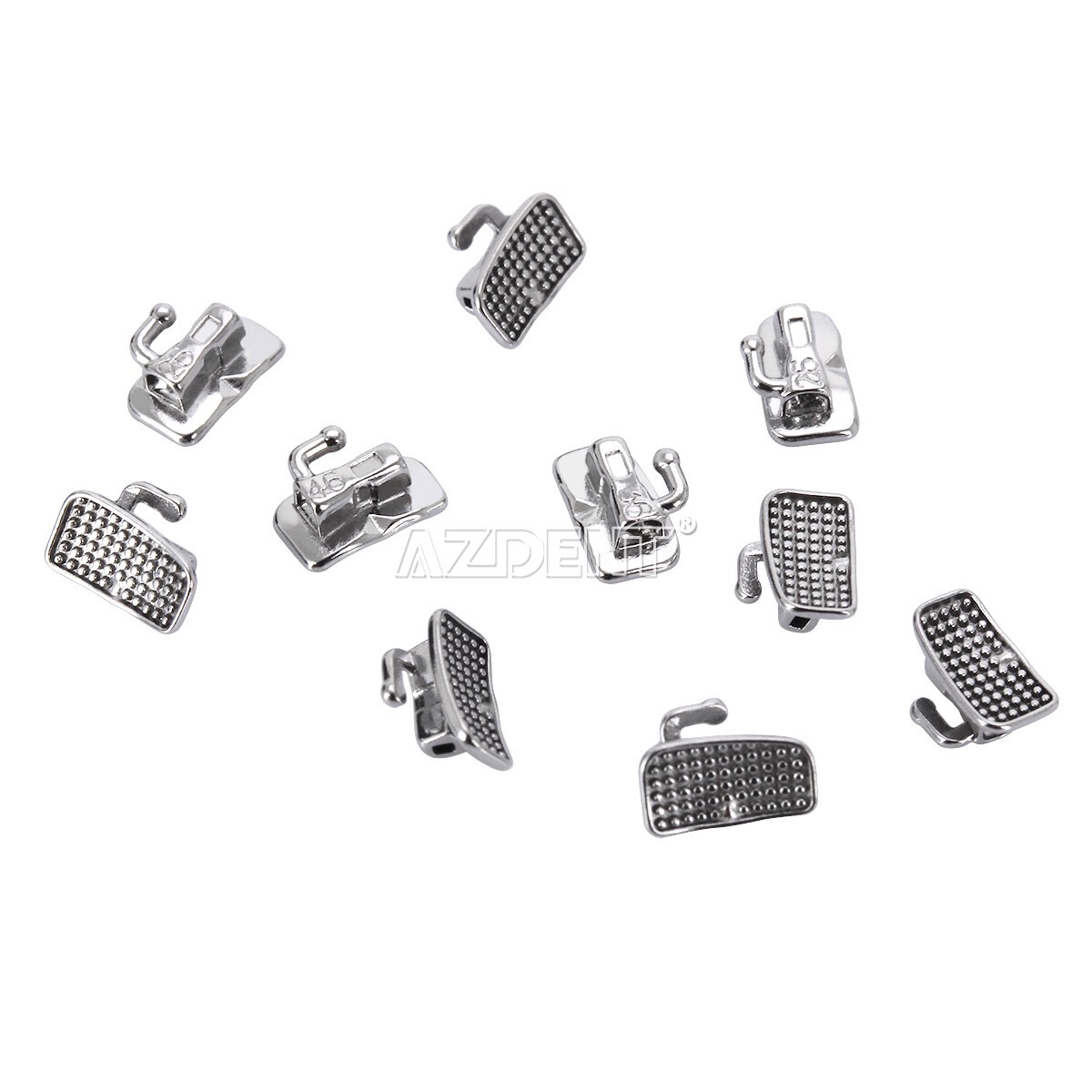 50Sets Tubos bucales de ortodoncia dental 1er 2nd molar Bondable Roth MBT 022