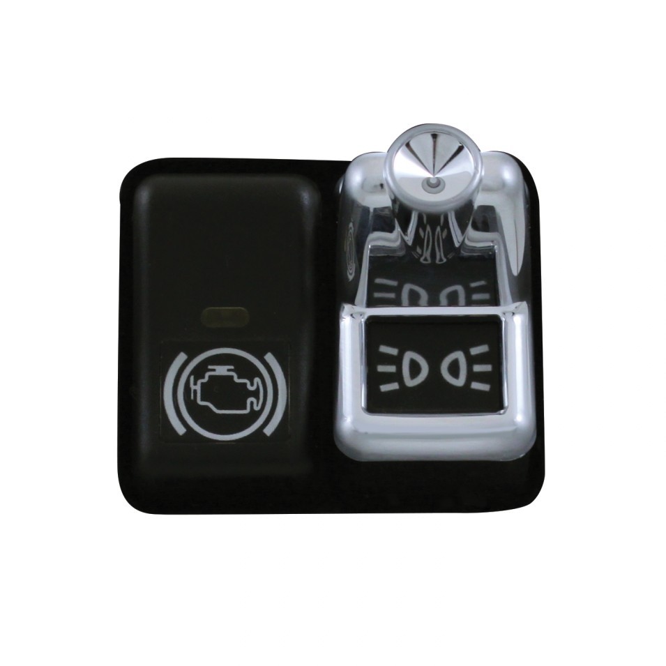 Volvo Toggle Switch Cover - Blue Diamond
