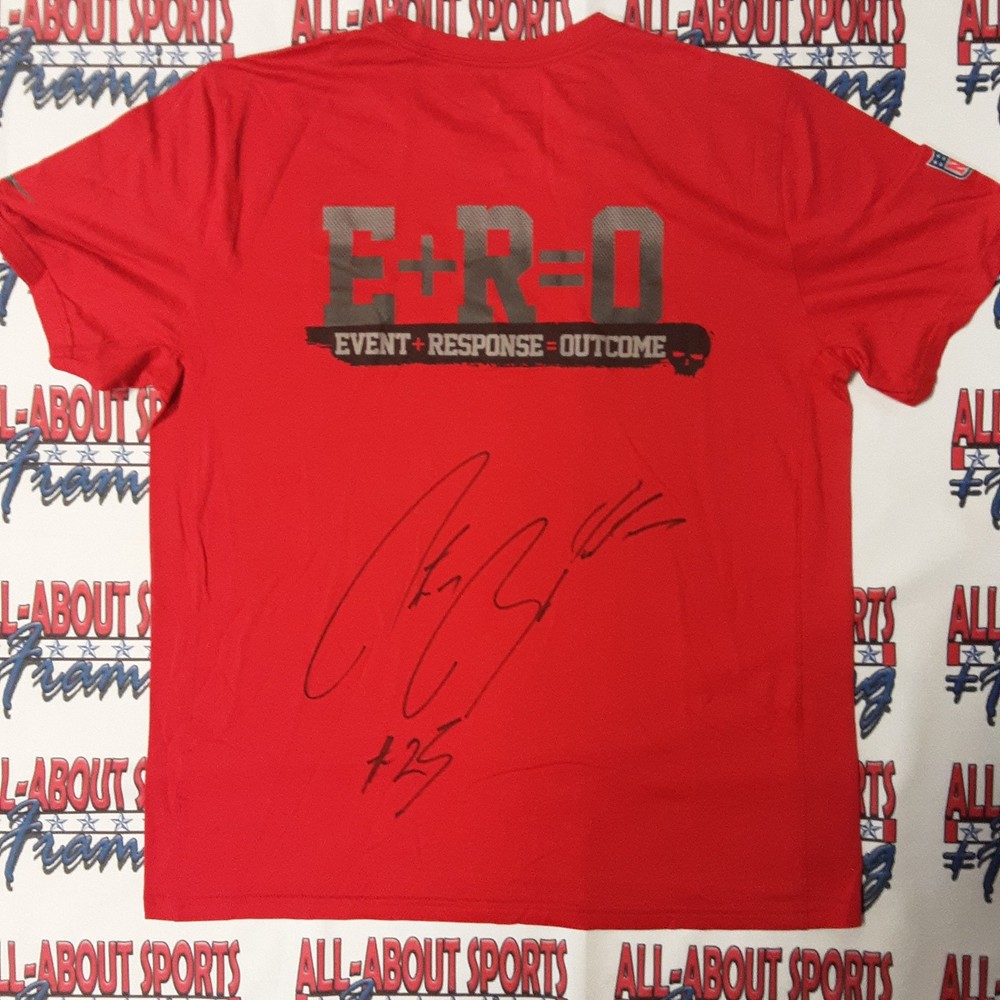 Peyton Barber Authentic Practice Used Signed Shirt Autographed PSA-