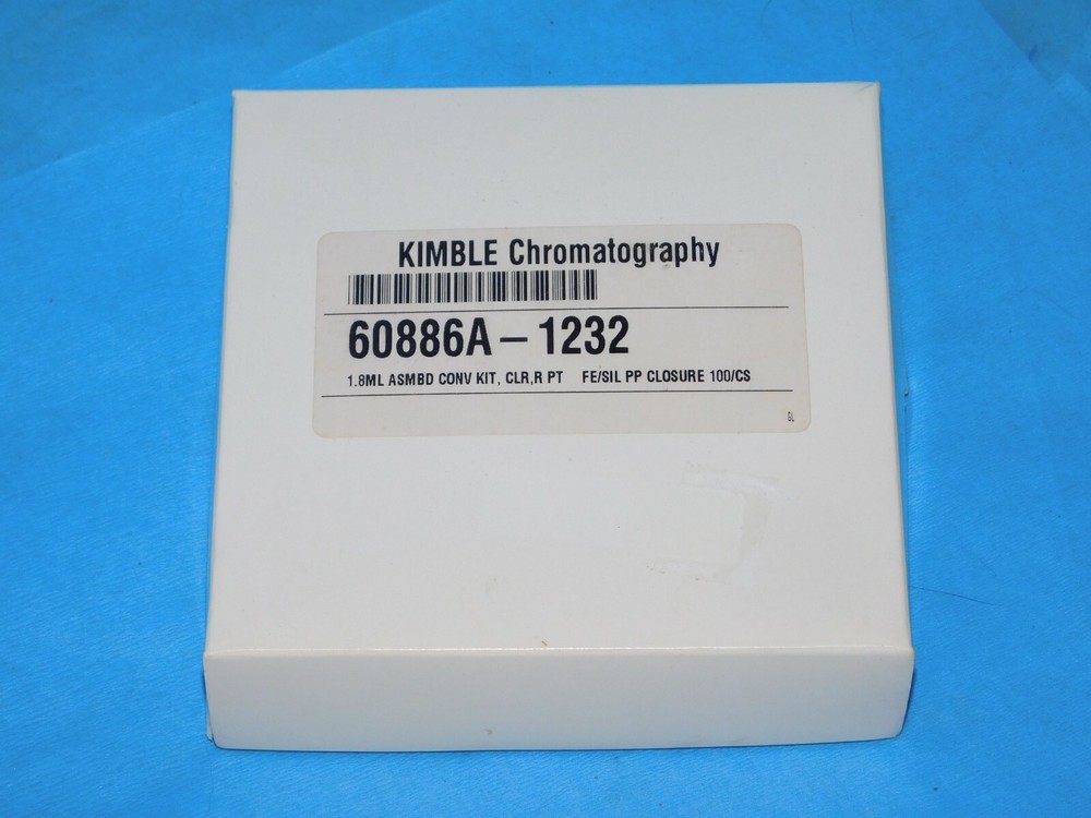 KIMBLE Chromatography Convenience Kit 60886A -1232 QTY 100