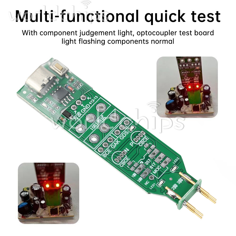 Multi-functional Light-emitting Electronic Tester Triode MOS IGBT Repair Tester
