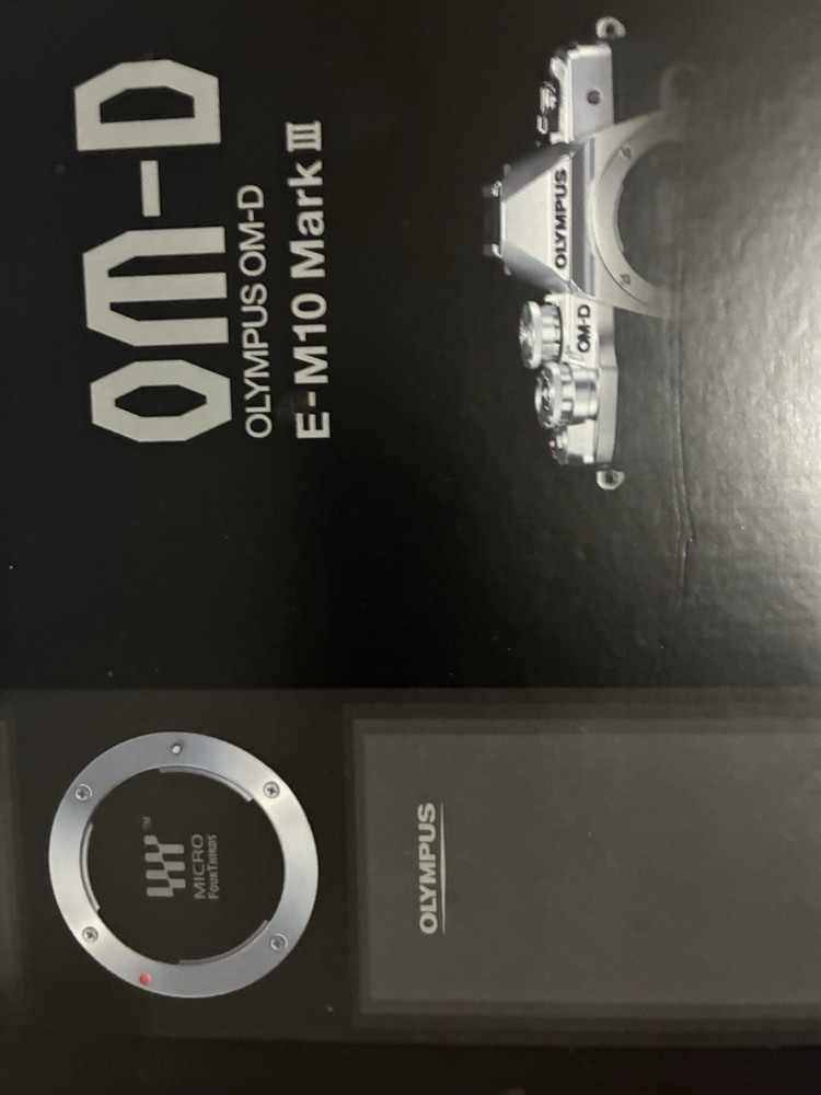Olympus OM-D E-M10 Mark III Mirrorless Camera Body Silver Black