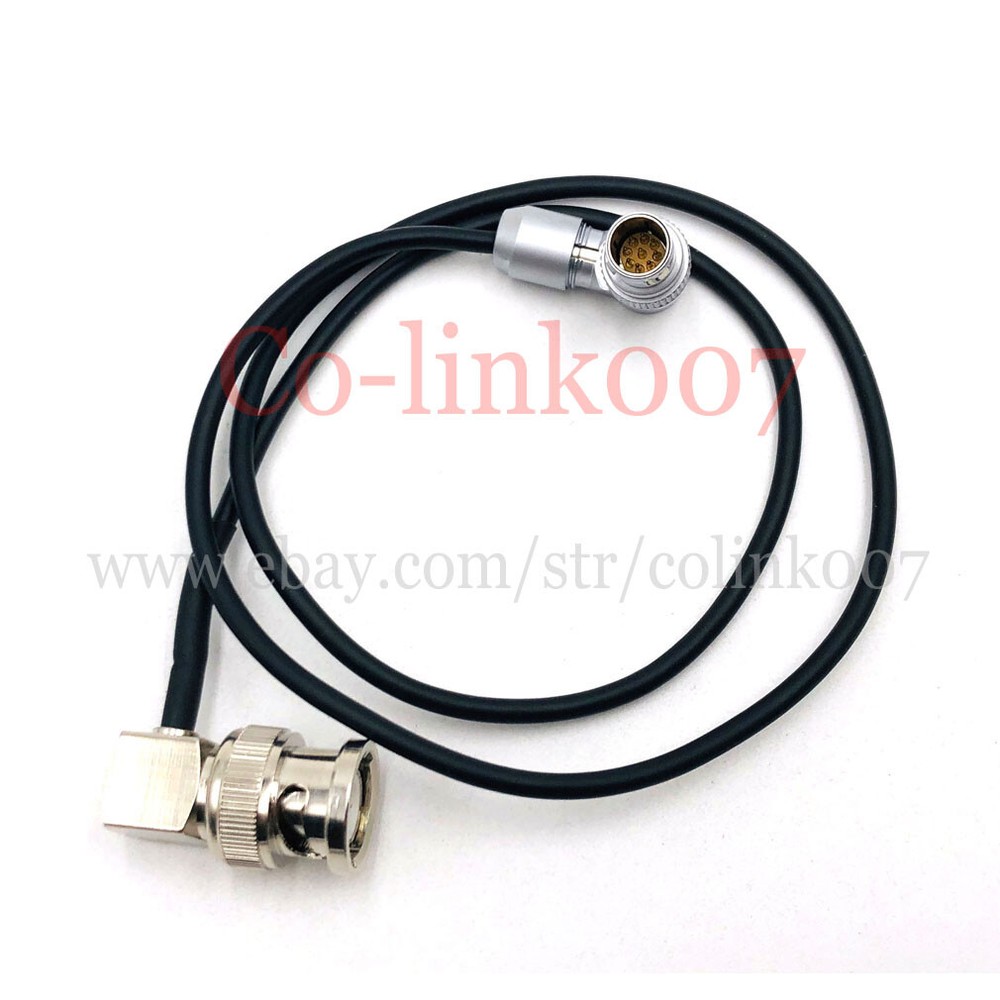 RED Komodo Timecode Cable, BNC to EXT 9 Pin Rotatable Right Angle 50cm