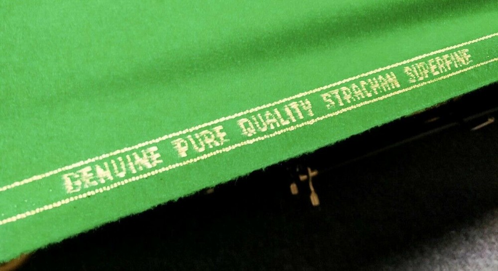 Strachan Superfine Snooker Cloth For 12ft Table