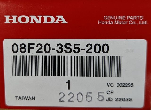 Genuine Acura Front Emblem Gloss Black (A) 08F20-3S5-200