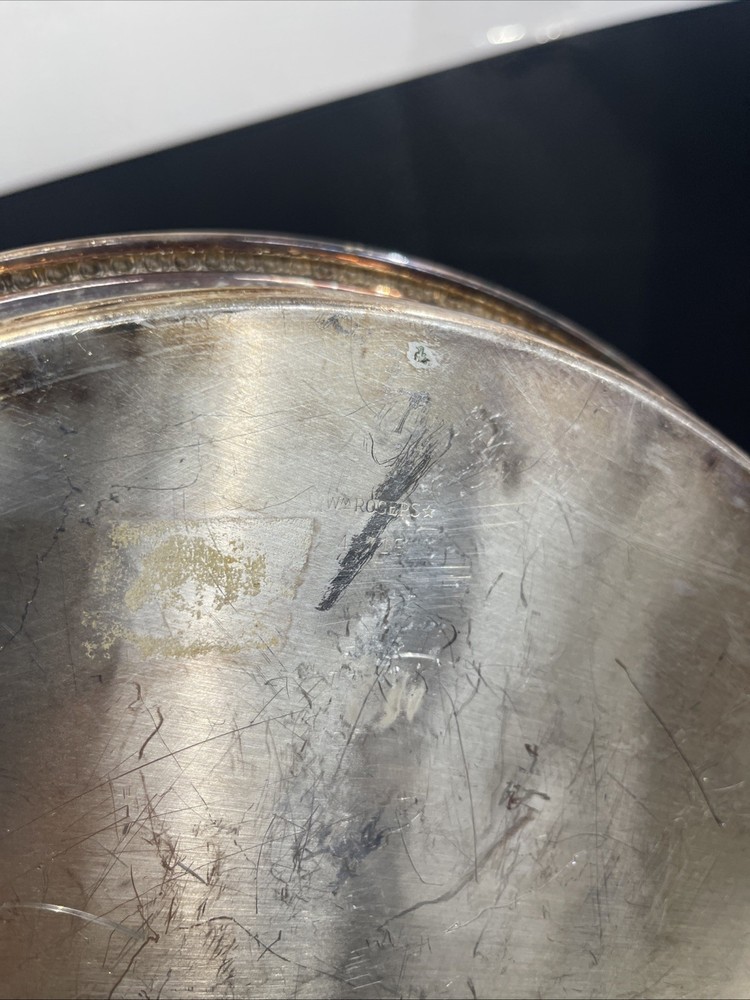 WM. ROGERS , SILVERPLATE, Pan 12” Diameter 4371G