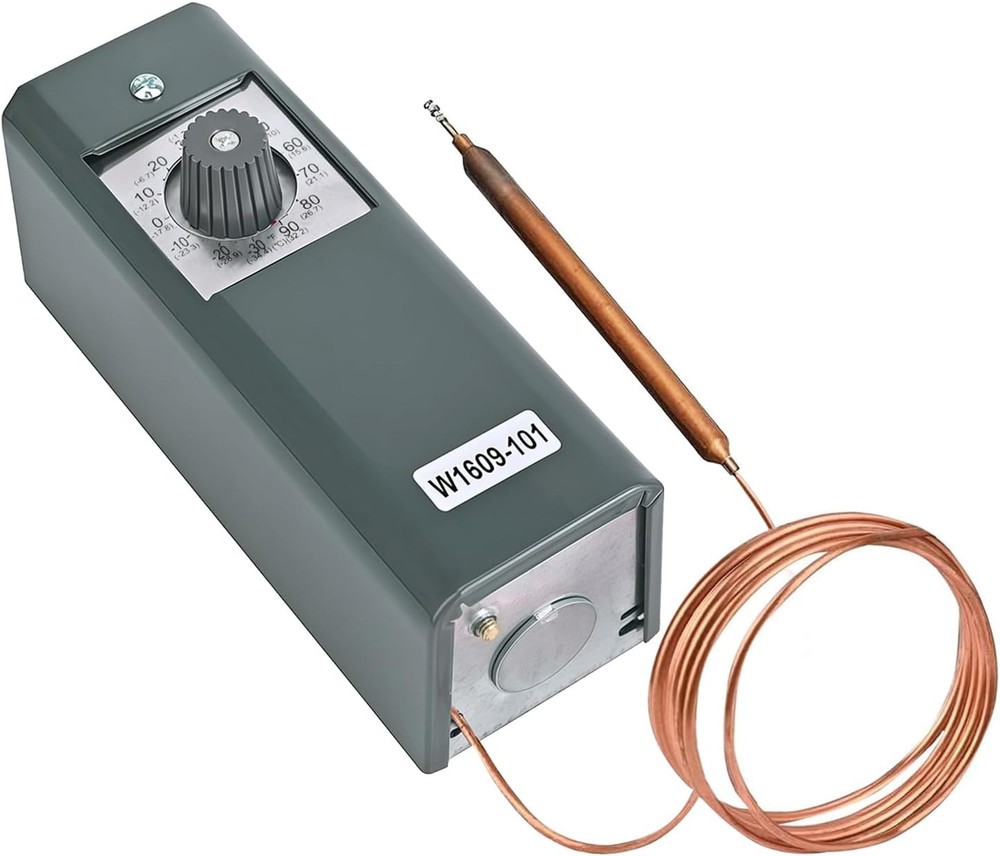 W1609-101 Refrigeration Thermostat - Walk-In Cooler -30F TO 90F TEMP CONTROL