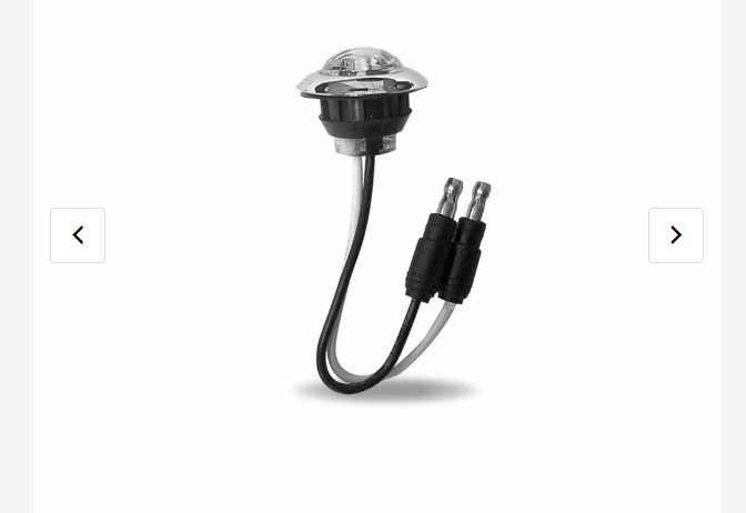 3/4″ Red Marker Round LED Light – 3 Diodes