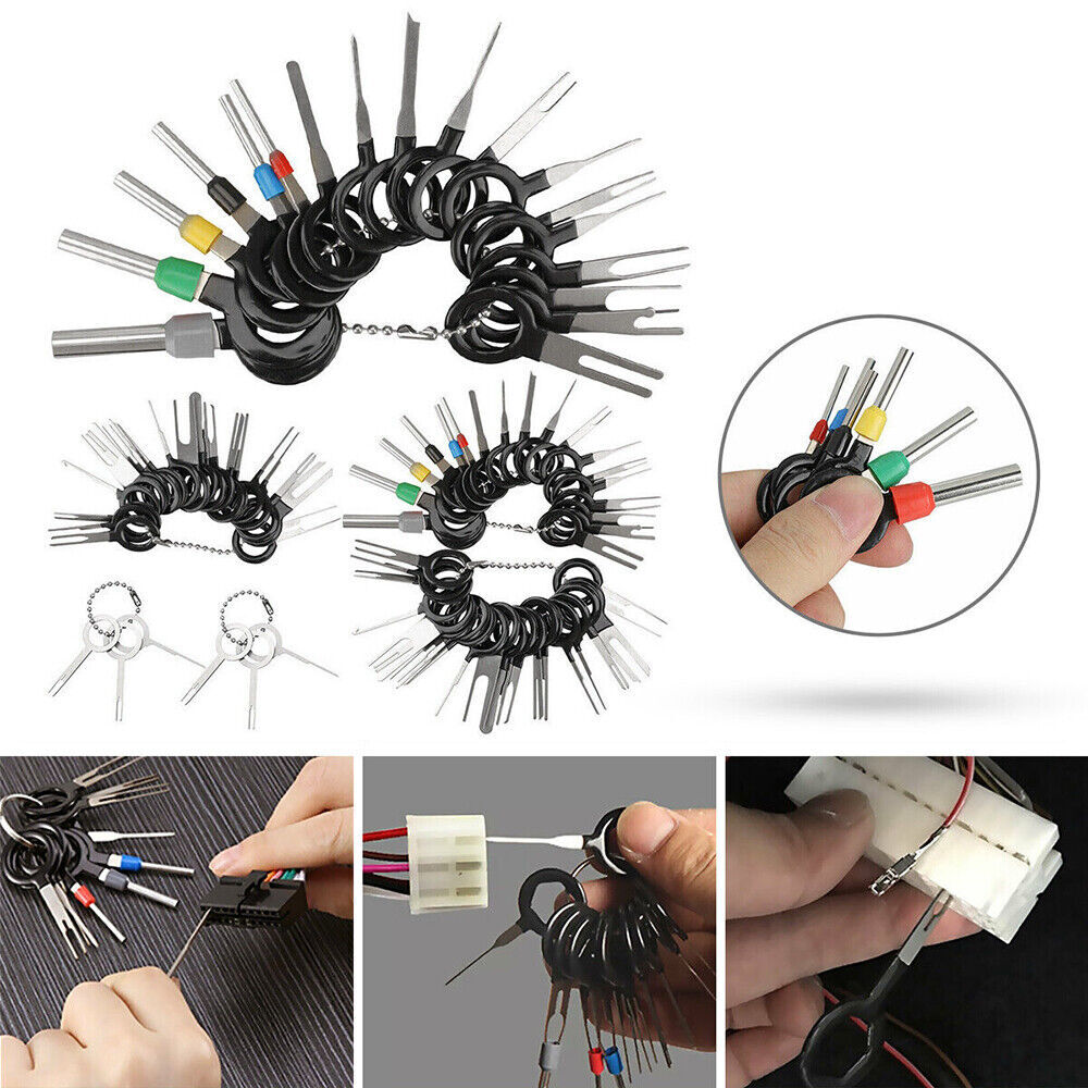 82 × Terminal Removal Tool Kit Wire Connector Key Depinning Pin Release Ejector