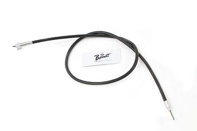 40 inch Black Speedometer Cable fits Harley Davidson