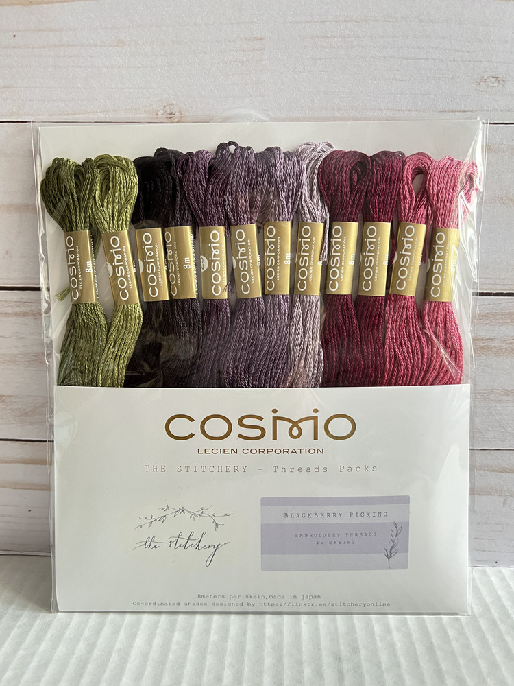 Cosmo embroidery floss pack (12 skein per pack)