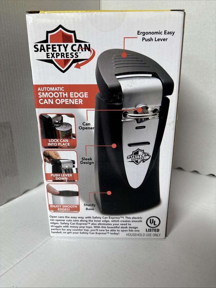 Safety Can Express Smooth Edge automatic Can Opener NEW Bulbhead