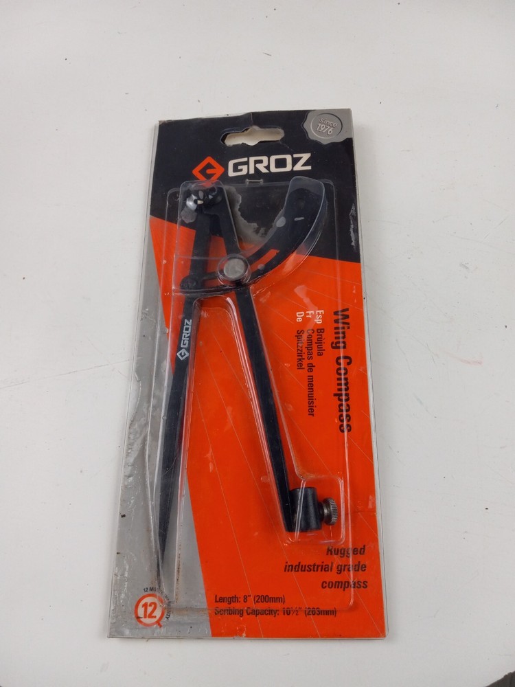 Groz 1551 Wing Compass,8" NEW