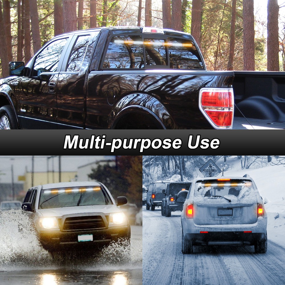 35'' Traffic Advisor Warning Strobe Light Bar for Emergency Response Vehicles