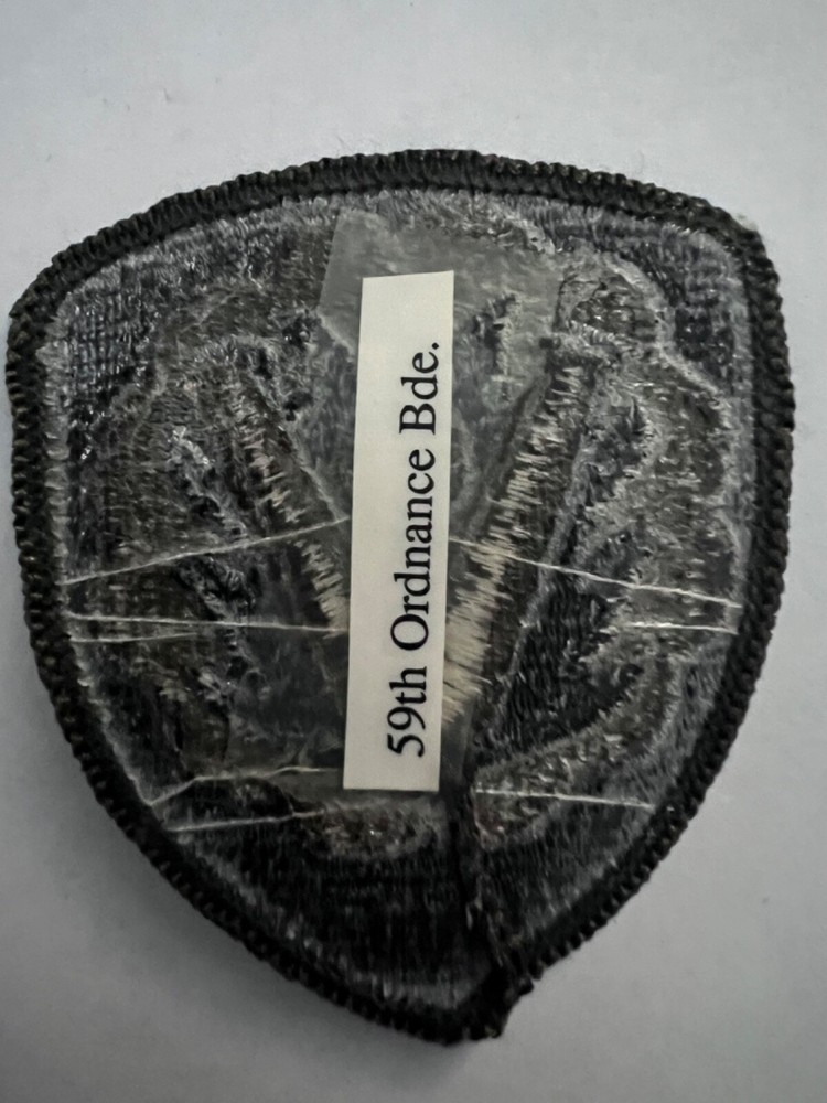 59th Ordnance Brigade US Army Subdued Patch