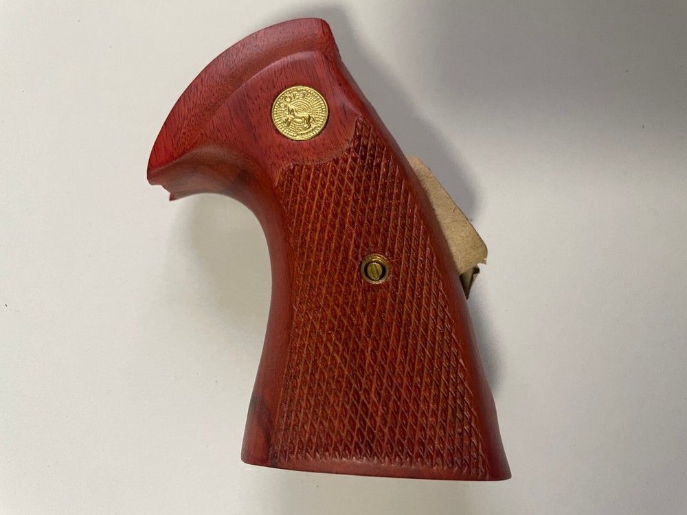 New Handle grips For Colt Python (I, E Frame) grip, Hard wood grips, handmade