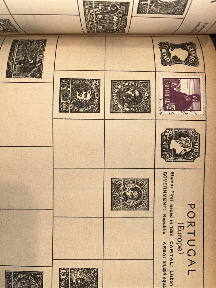 The Modern Collectors Postage Stamp Album Whitman Publishing is Used Age Damage