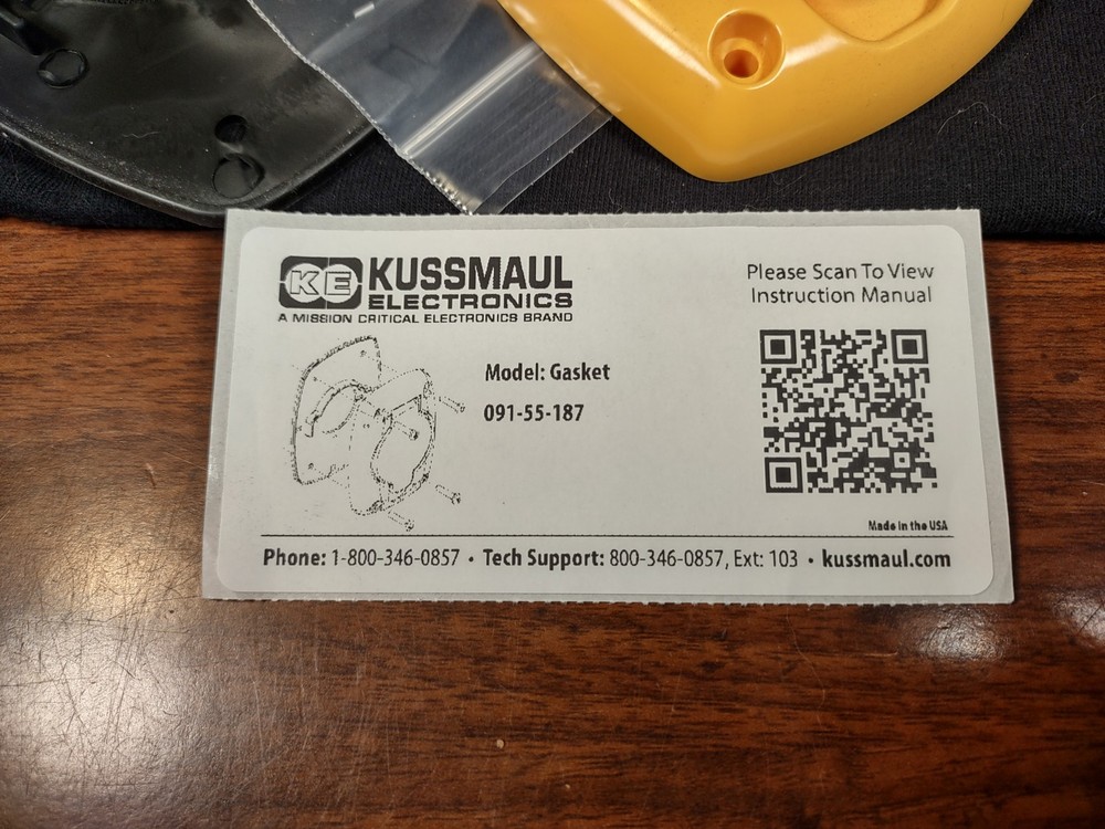 Kussmaul Electronics 091-55-187 Auto Eject Cover Yellow
