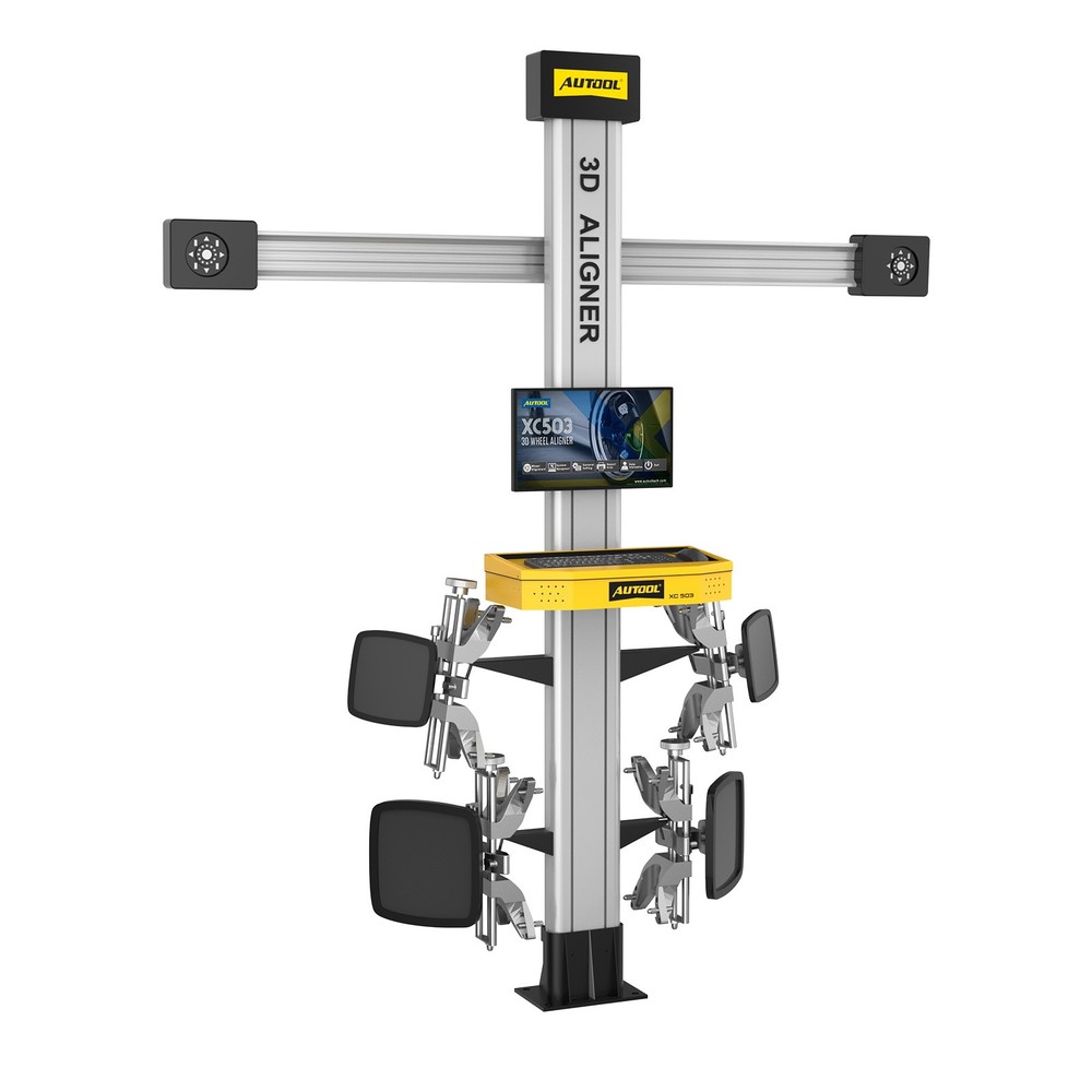 3D Wheel Alignment Machine Fully Automatic Car Wheel Aligner Works on 4Post Lift
