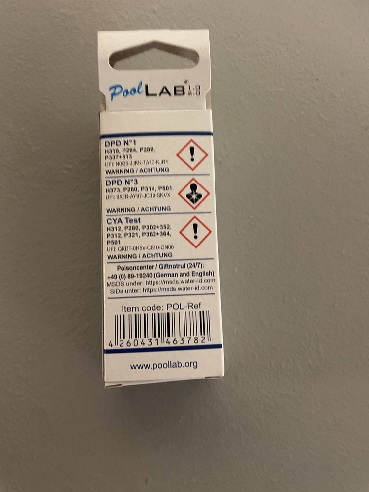 Replacement Package for Pool Lab 1.0, Water Tester, PoolWaterLAB (70 Test Tab...
