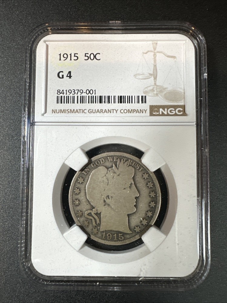 NGC G 4, 1915-P   Barber Half Dollar