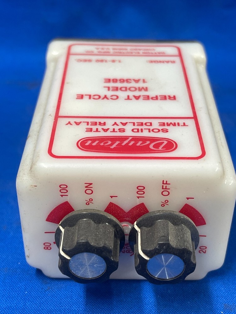 DAYTON 1A368E SOLID STATE TIME DELAY RELAY