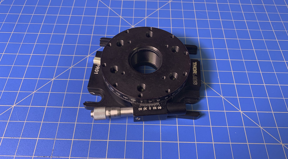 Thorlabs PR01 Translation Stage With Rotating Mounting Platform