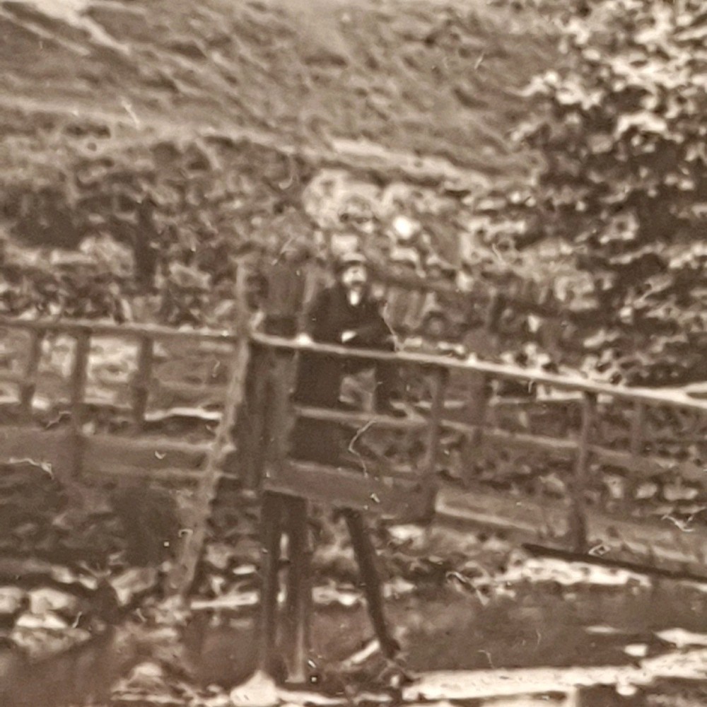 Antique Magic Lantern Glass Slide