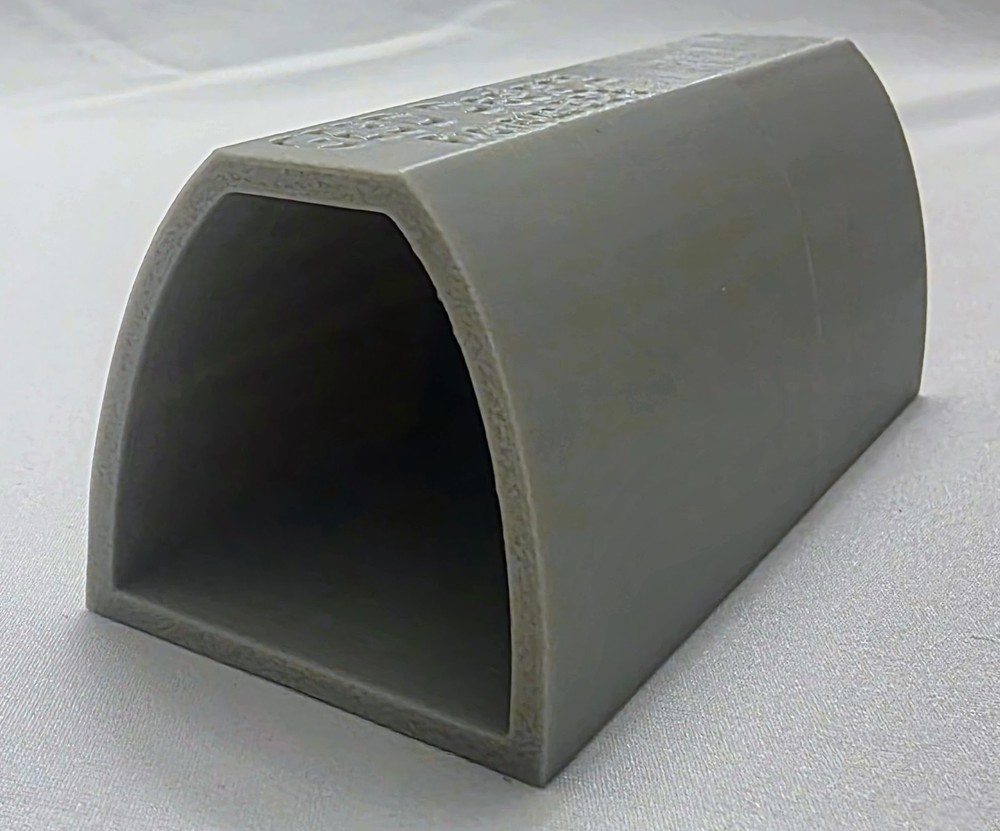 3D Printed D-Shaped Pleco Breeding Cave w/ Removable Back | Stackable Breeding