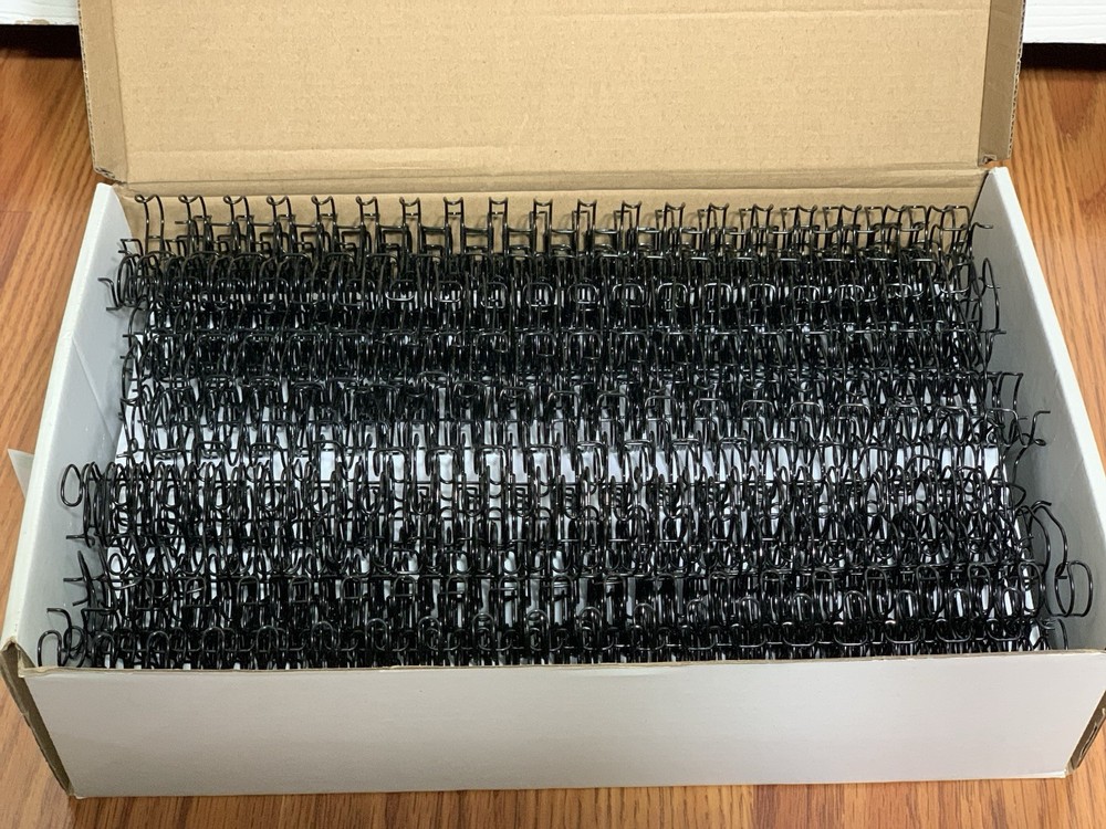 Spiral-O Wire Binding Combs 100 - 19 Loop - 9/16” - Black