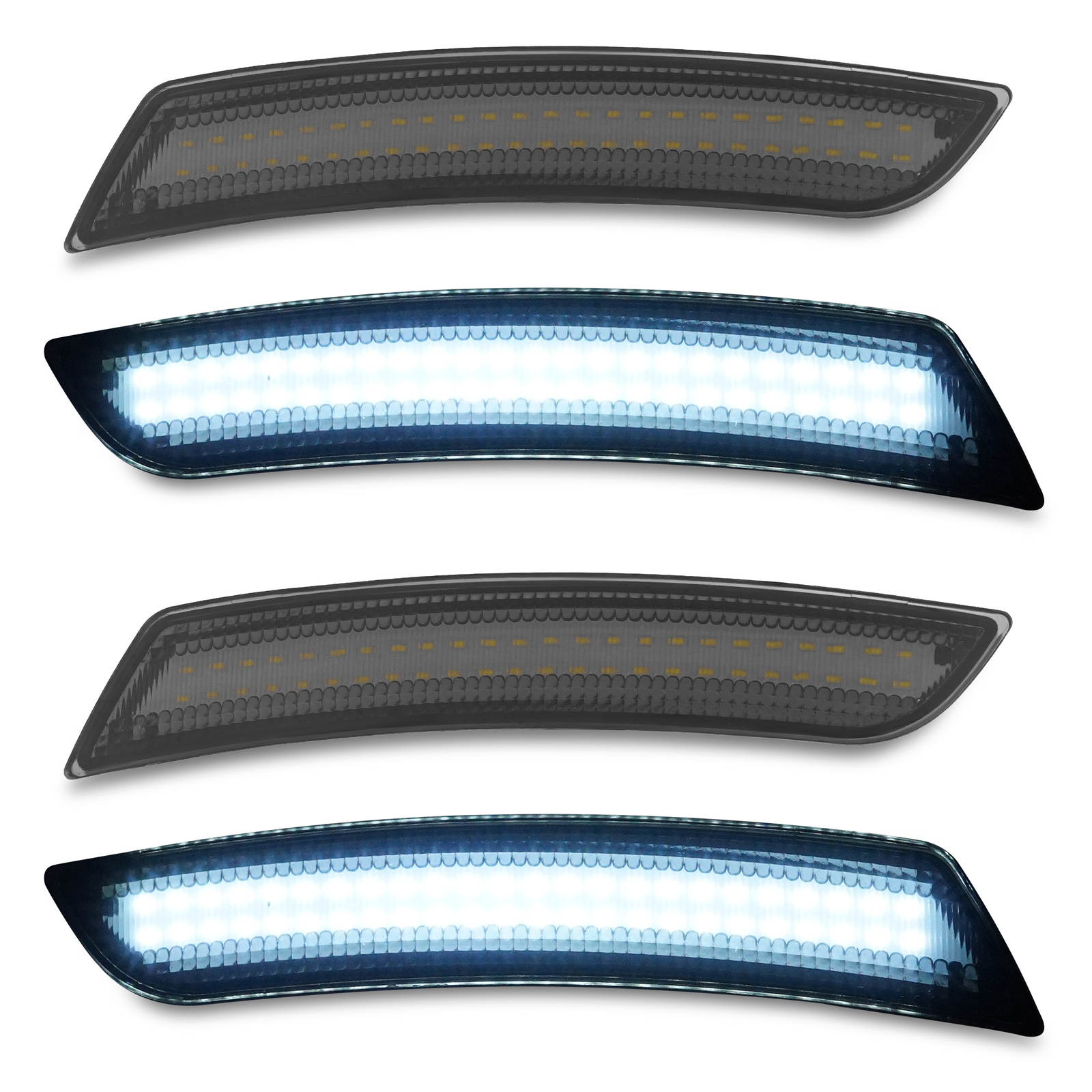 4X LED Side Marker Lights Front Rear Set For Chevy Camaro LS LT SS ZL1 2016-2024