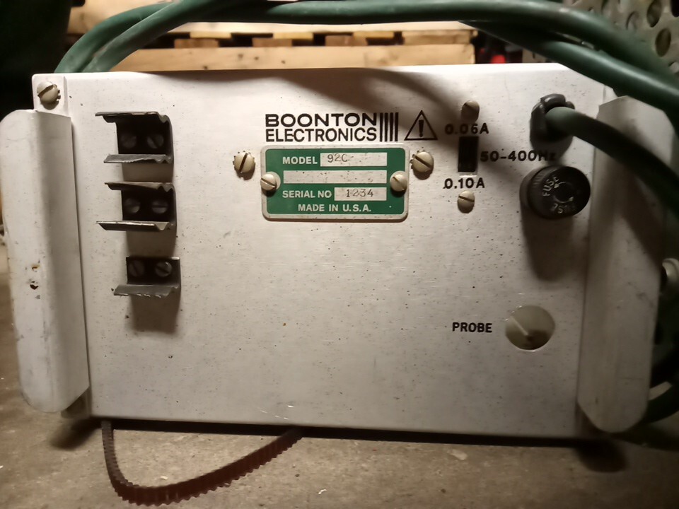 Boonton Electronics Model 92A ~ RF Millivoltmeter ~ Untested / Part or Repair